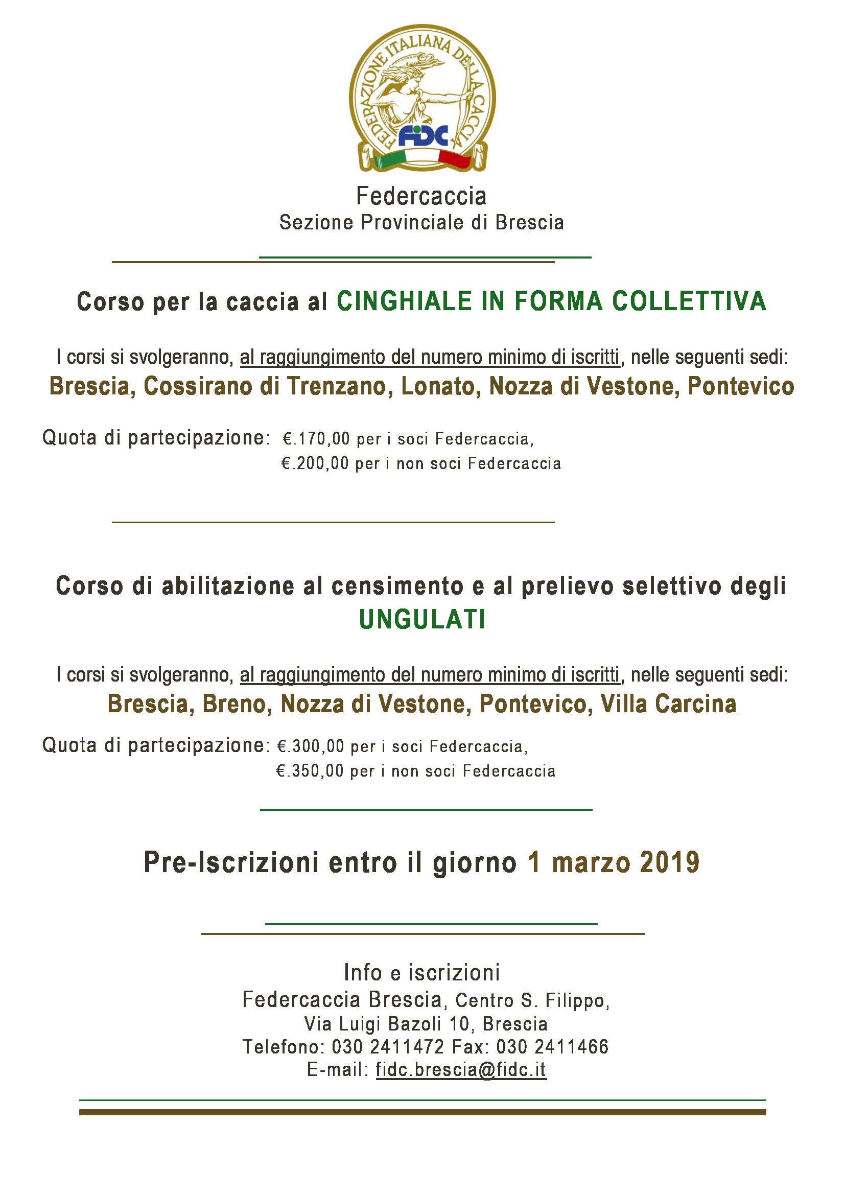 Aperte le pre-iscrizioni per i corsi di specializzazione